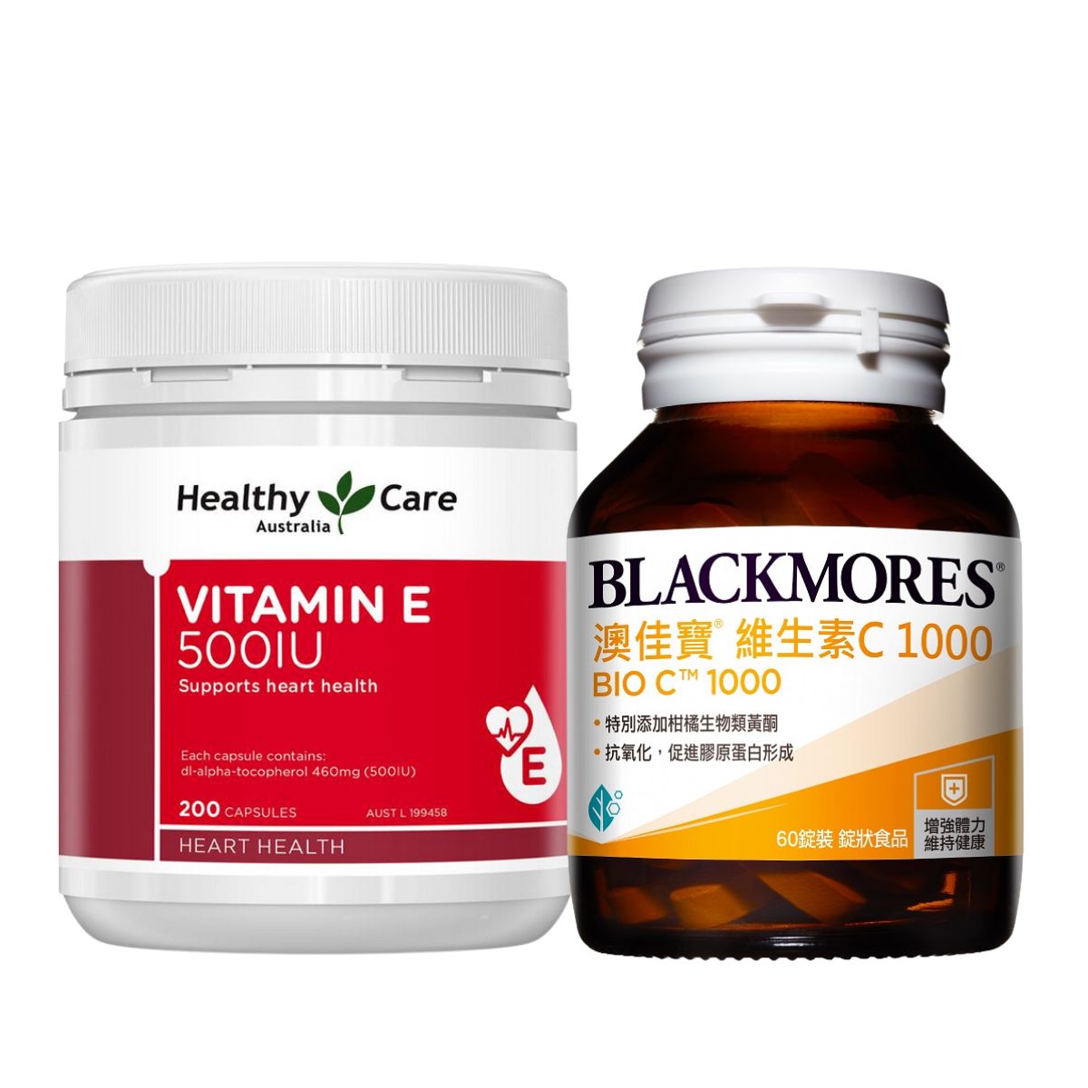 Paket Healthycare Vitamin E + Blackmores Vitamin C