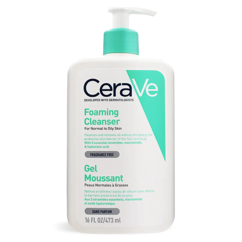 CERAVE Foaming Cleanser Kulit Normal-Minyak (473 ml)