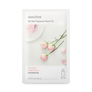 Mặt nạ innisfree My Real Squeeze Mask -Rose EX 20ml-(Hoa Hồng)