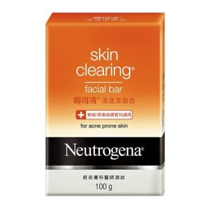 Sửa Rửa Mặt Trị Mụn Dạng Thỏi Neutrogena Skin Clearing -100g