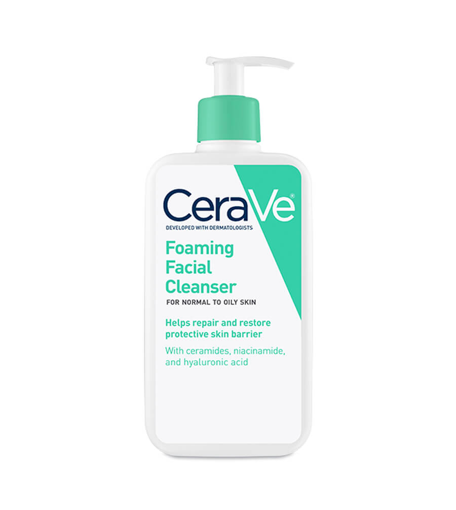 Sữa rửa mặt dịu nhẹ CERAVE Foaming Facial Cleanser (da dầu 562ml) - 美好 MeiHao