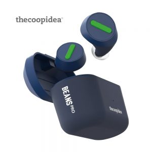 Tai nghe bluetooth thecoopidea beans pro active màu xanh