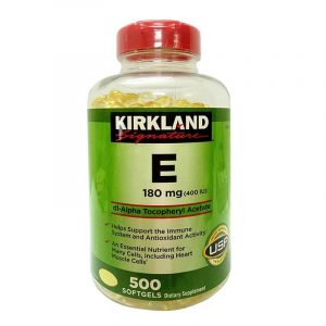 Viên uống Vitamin E Kirkland Mỹ 180mg – 500 viên