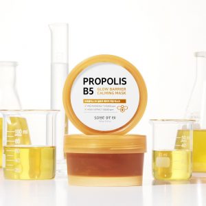 Mặt nạ dưỡng ẩm,phục hồi da chiết xuất mật ong Some By Mi Propolis B5 Glow Barrier Calming mask 100g