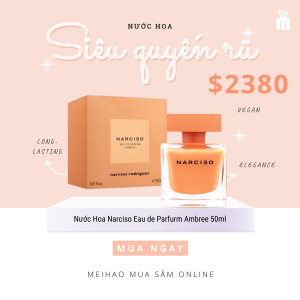 Nước Hoa Nữ Narciso Rodriguez Ambree Eau De Parfum 50ml
