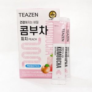 Trà Kombucha Teazen vị đào nhập khẩu Hàn Quốc 10 gói