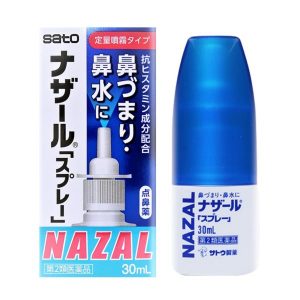 Thuốc xịt mũi Nazal Sato 30ml Nhật Bản trị viêm xoang, sổ mũi, ngạt mũi