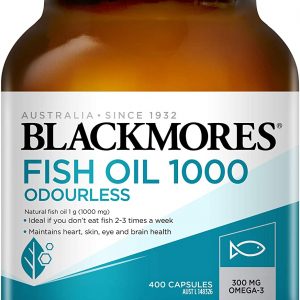 Dầu cá BLACKMORES Fish Oil 1000 Odourless 400 viên