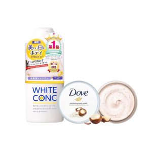 Combo trắng không tì vết: sữa tắm White ConC + tbc Dove