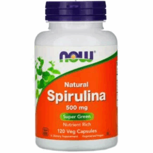 Viên Tảo Spirulina Hữu Cơ Now Foods 120 viên