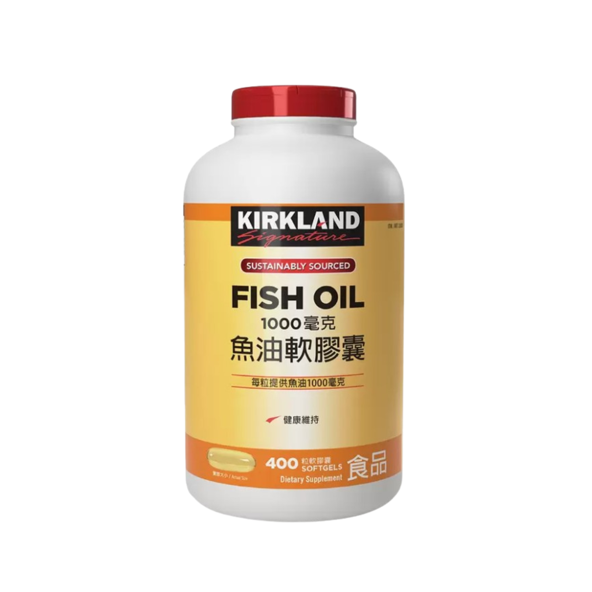 dầu cá Kirkland 1000mg 400 viên